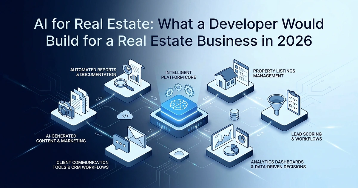 AI for Real Estate: What a Developer Would Build in 2026