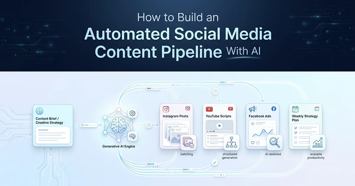 How to Build an Automated Social Media Content Pipeline With AI