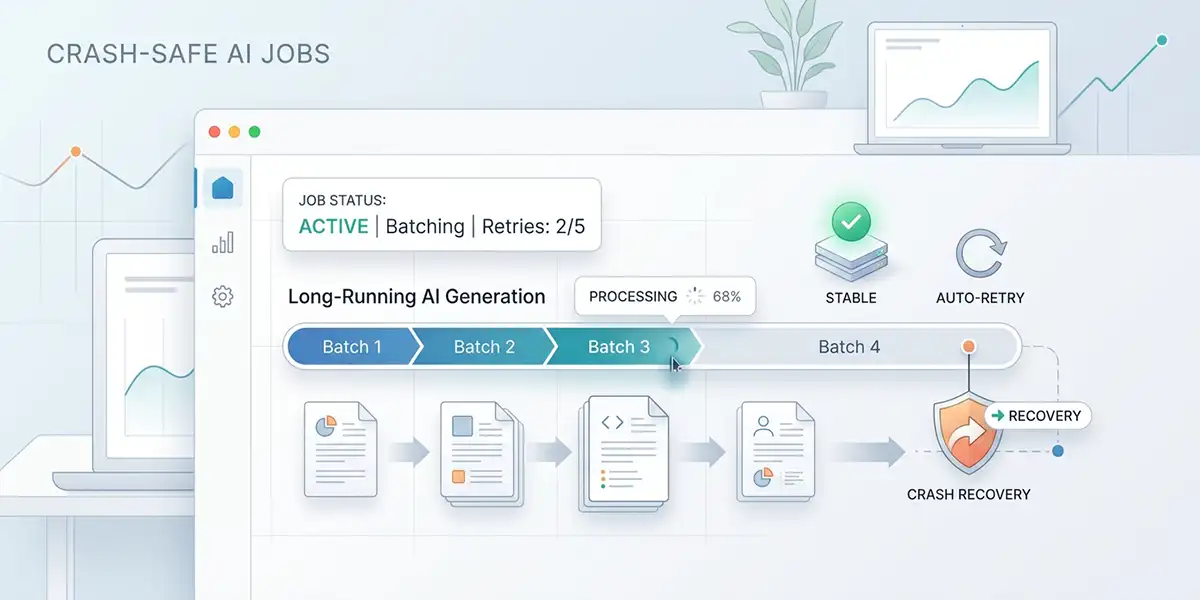 How to Build Crash-Safe Long-Running AI Jobs — Lessons from Generating 1,720-Page PDFs
