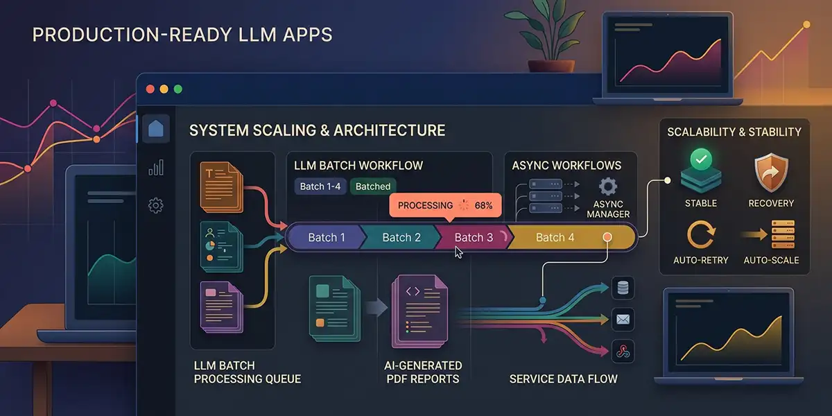 Production-Ready LLM Apps: Batch Processing, Async Patterns & Scaling