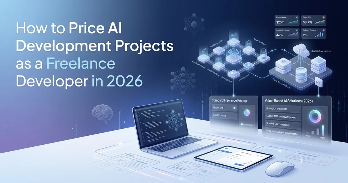 How to Price AI Development Projects as a Freelance Developer in 2026