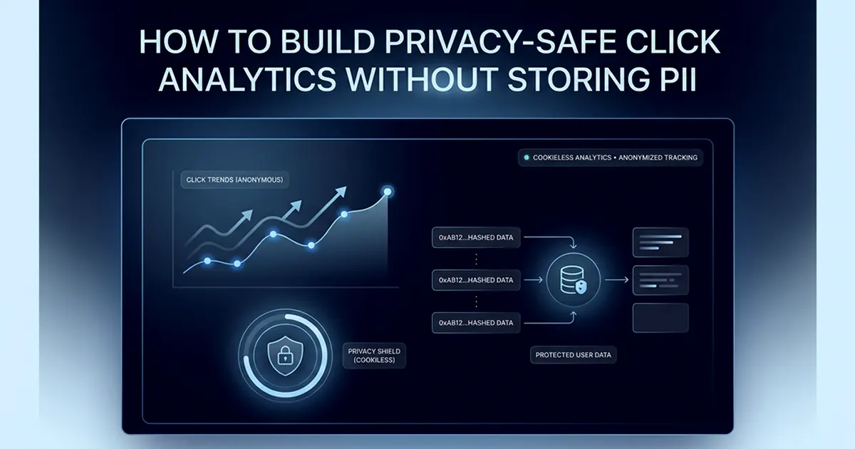 How to Build Privacy-Safe Click Analytics Without Storing PII