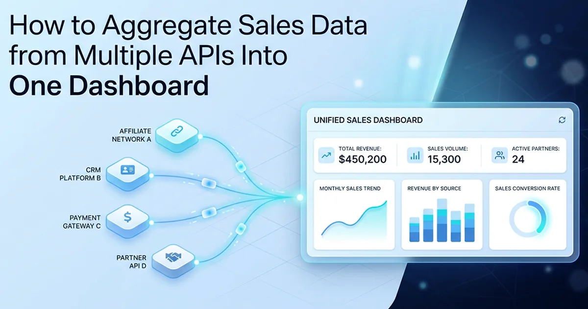 How to Aggregate Sales Data from Multiple APIs Into One Dashboard