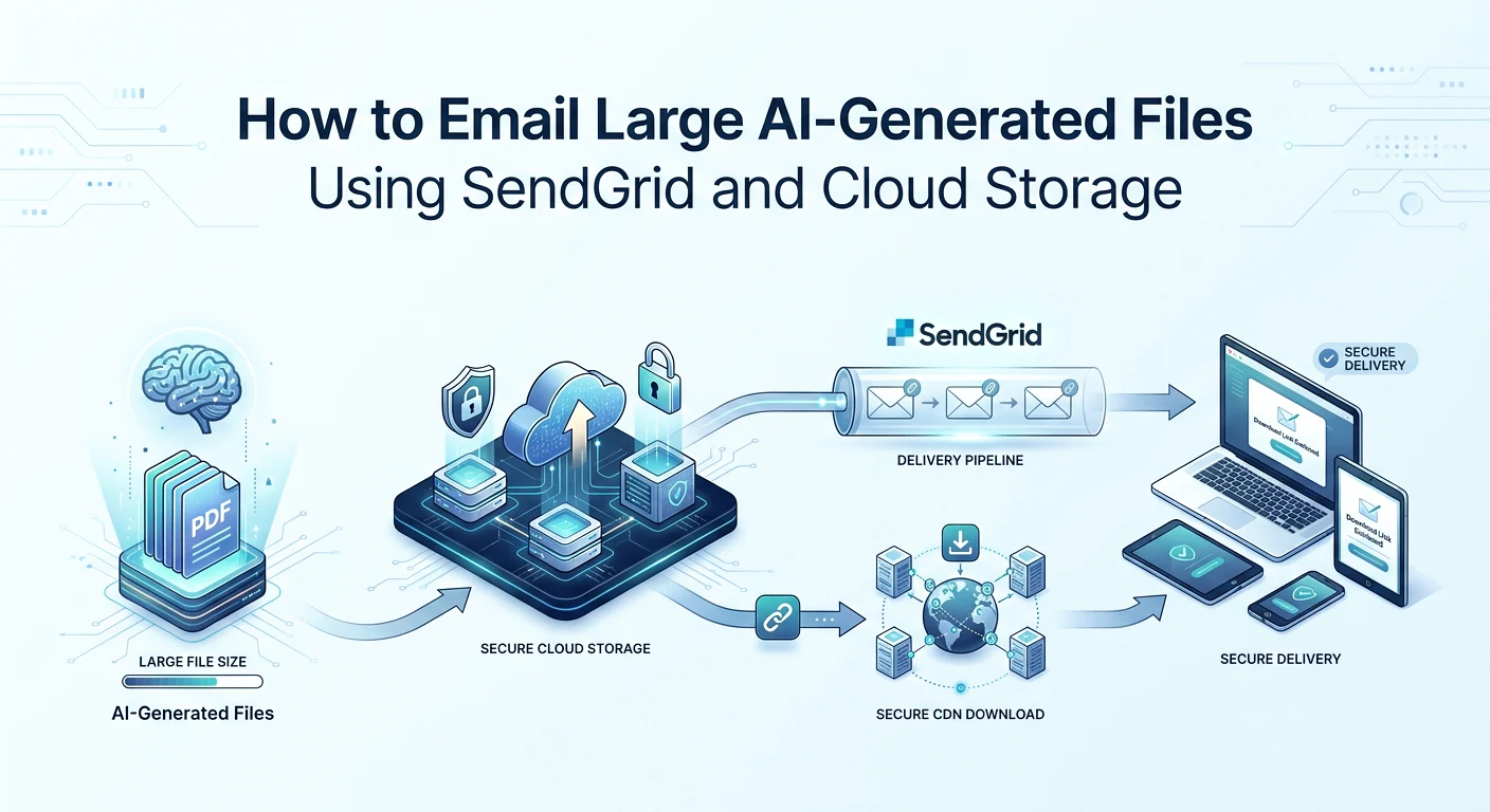 How to Email Large AI-Generated Files Using SendGrid and Cloud Storage