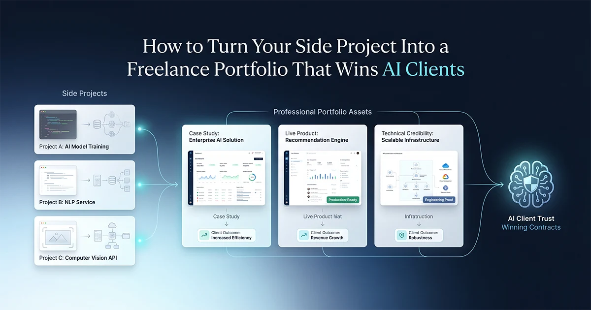 How to Turn Your Side Project Into a Freelance Portfolio That Wins AI Clients