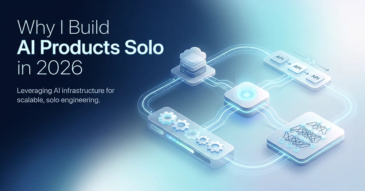 Why I Build AI Products Solo in 2026
